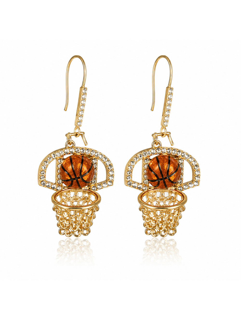 Betsey Johnsons Basketball Earrings